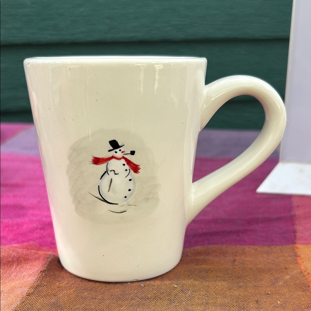 Williams Sonoma Festive Snowman Mug